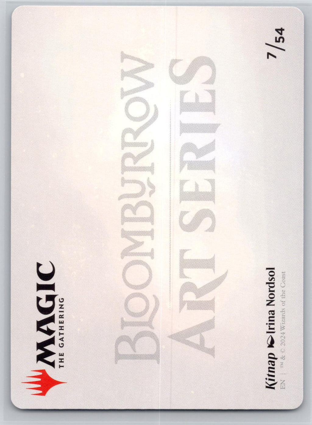 Kitnap Art Card Art Series: Bloomburrow Magic: The Gathering Near Mint