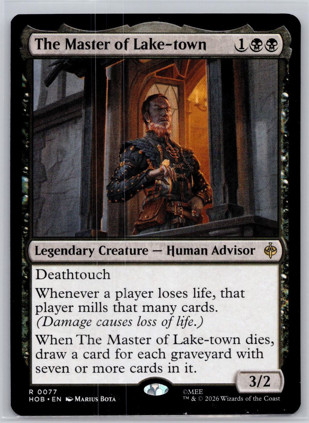 The Master of Lake-town The Hobbit Magic: The Gathering Near Mint