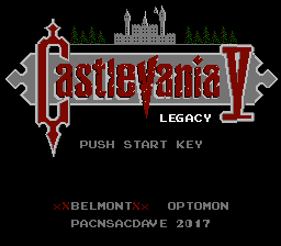 Castlevania V Legacy - NES