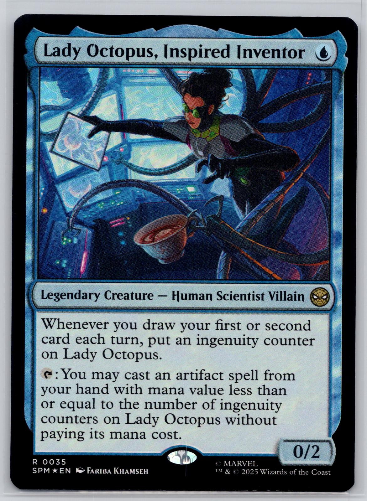 Lady Octopus, Inspired Inventor Marvel's Spider-Man Magic: The Gathering Foil NM