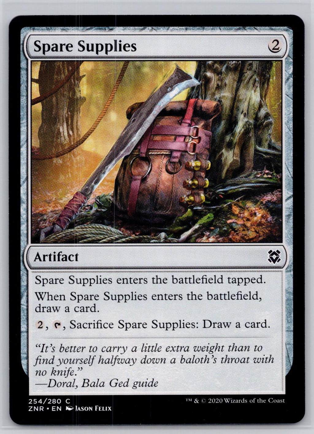 Spare Supplies Zendikar Rising Magic: The Gathering Near Mint