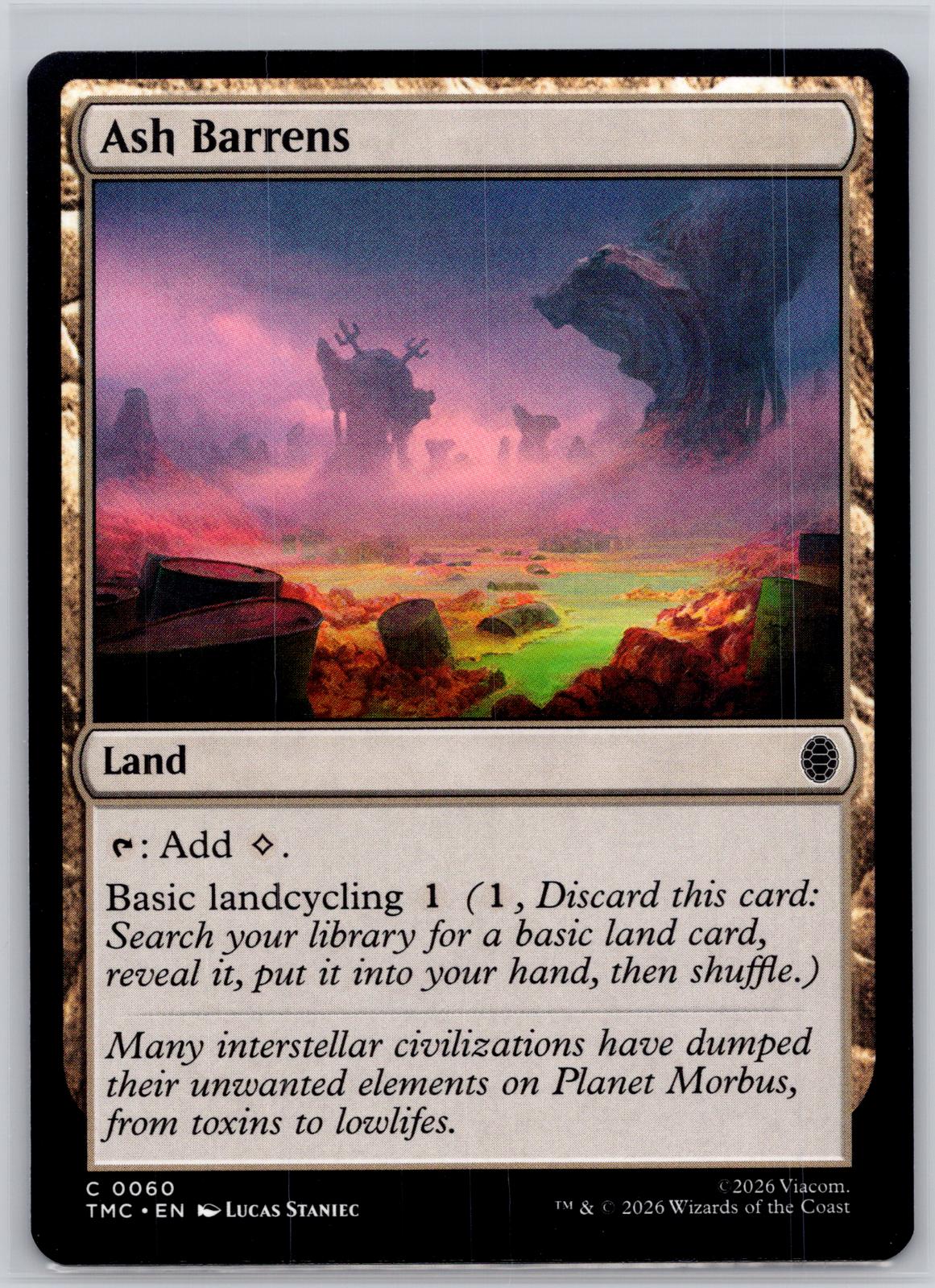 Ash Barrens Commander: Teenage Mutant Ninja Turtles Magic: The Gathering NM