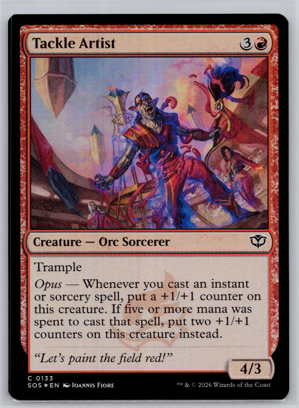 Tackle Artist Secrets of Strixhaven Magic: The Gathering Foil Near Mint