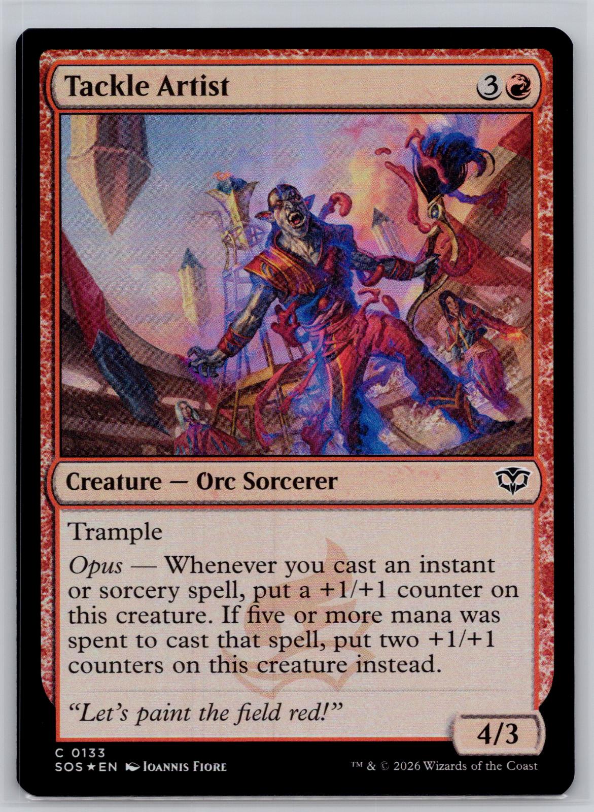 Tackle Artist Secrets of Strixhaven Magic: The Gathering Foil Near Mint