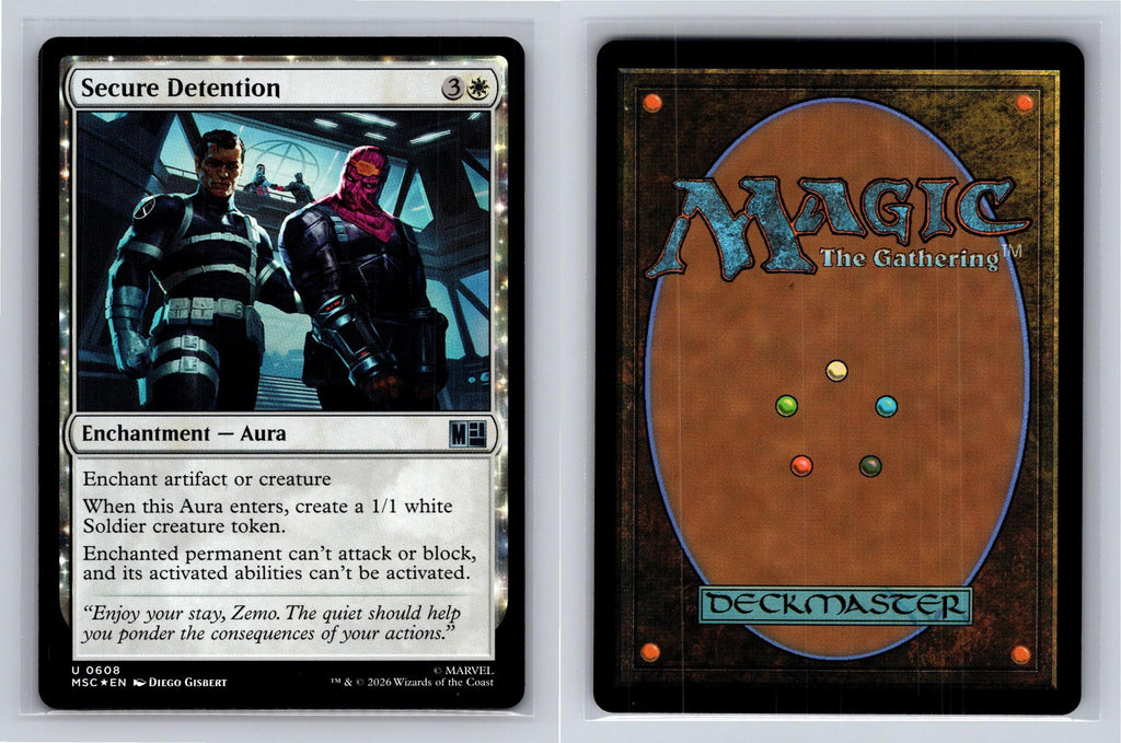 Secure Detention Commander: Marvel Super Heroes Mtg Foil NM