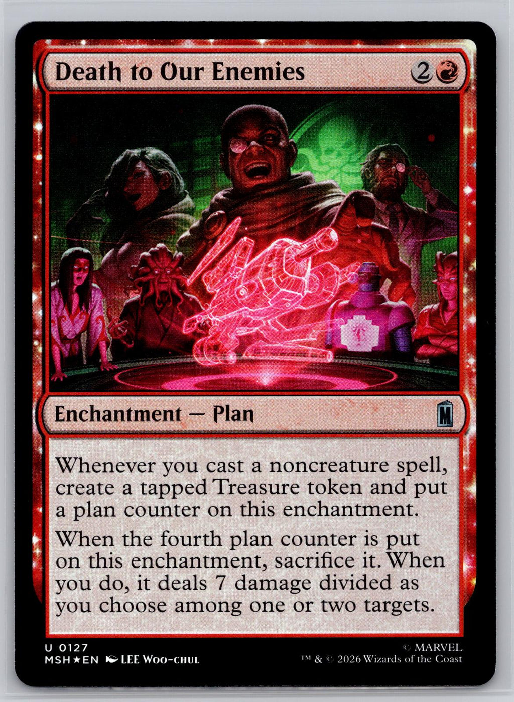 Death to Our Enemies Marvel Super Heroes Magic: The Gathering Foil Near Mint