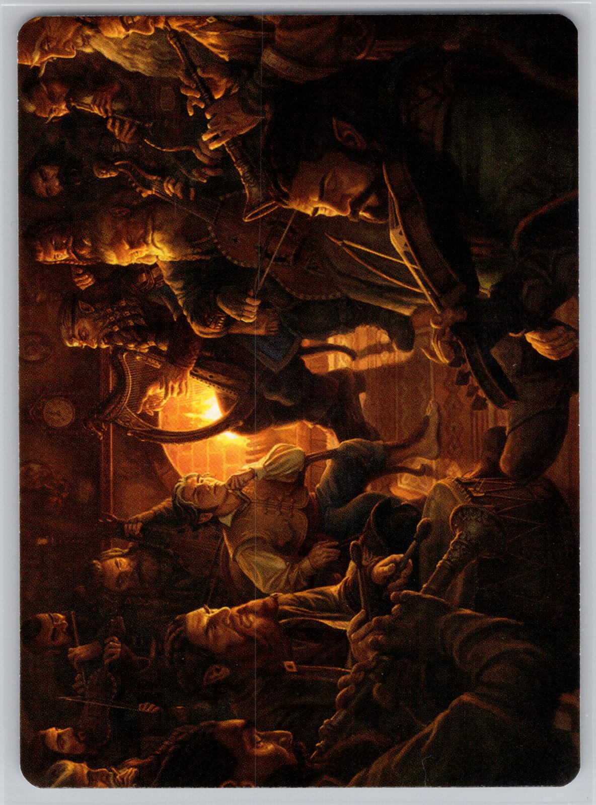 An Unexpected Party Art Card Art Series: The Hobbit Magic: The Gathering NM
