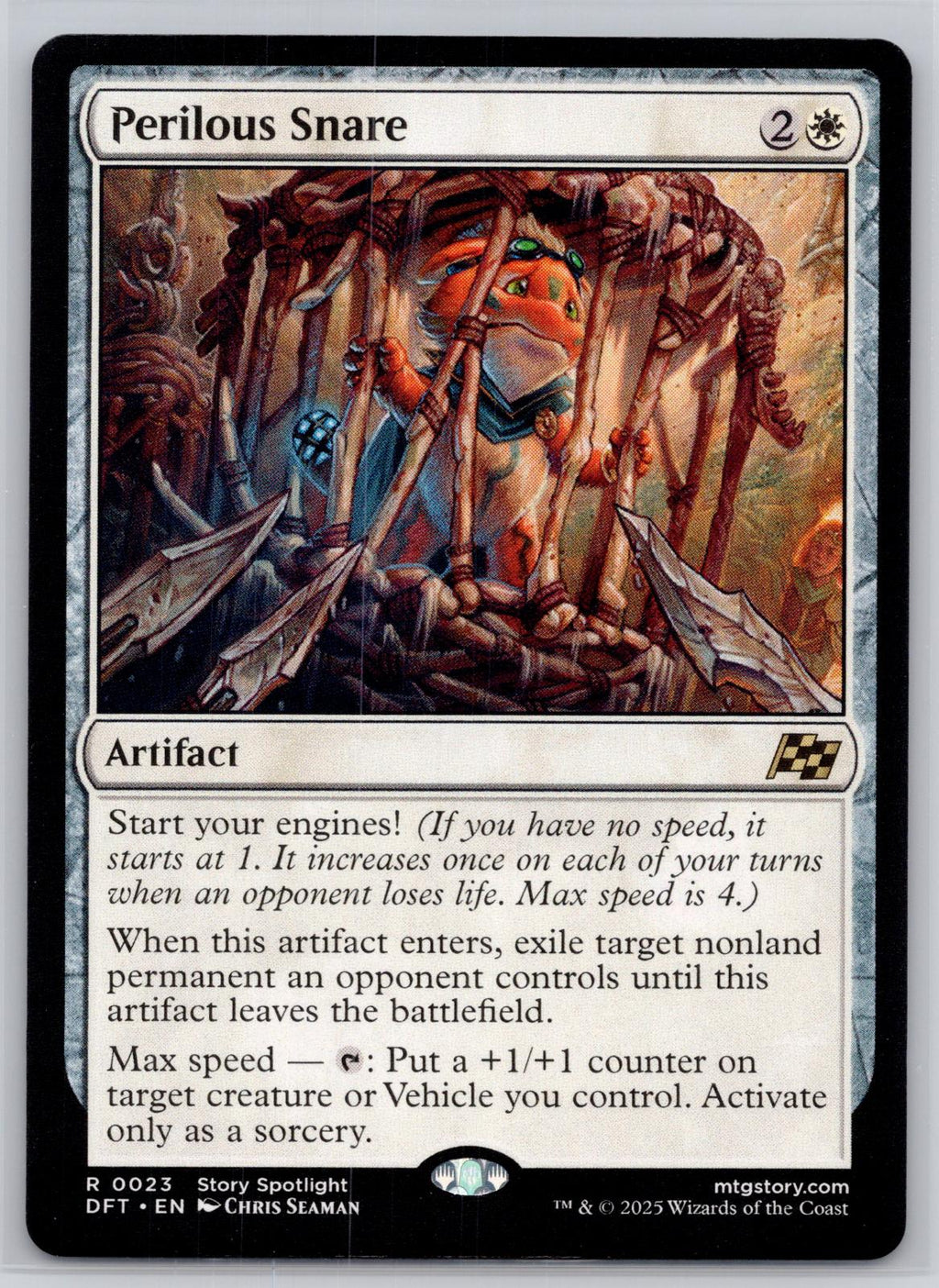 Perilous Snare Aetherdrift Magic: The Gathering Near Mint