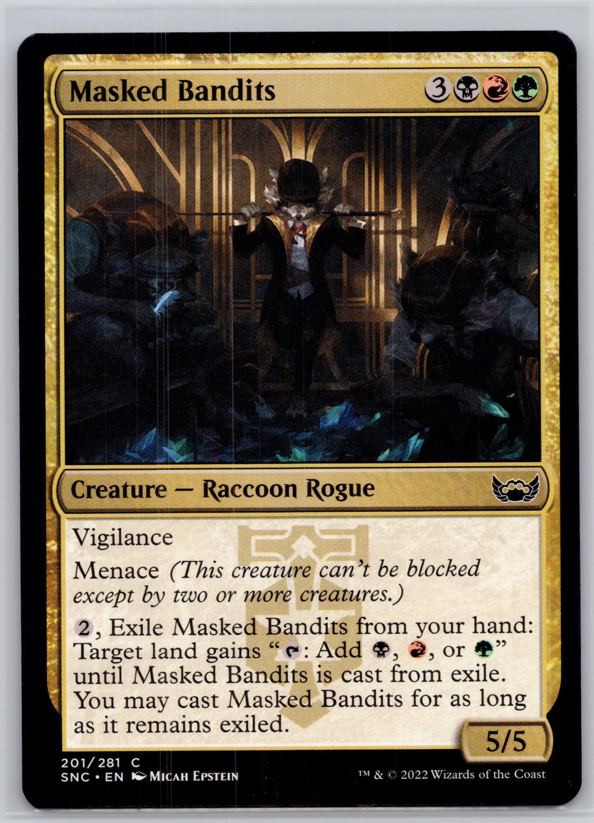Masked Bandits Streets of New Capenna Magic: The Gathering Near Mint