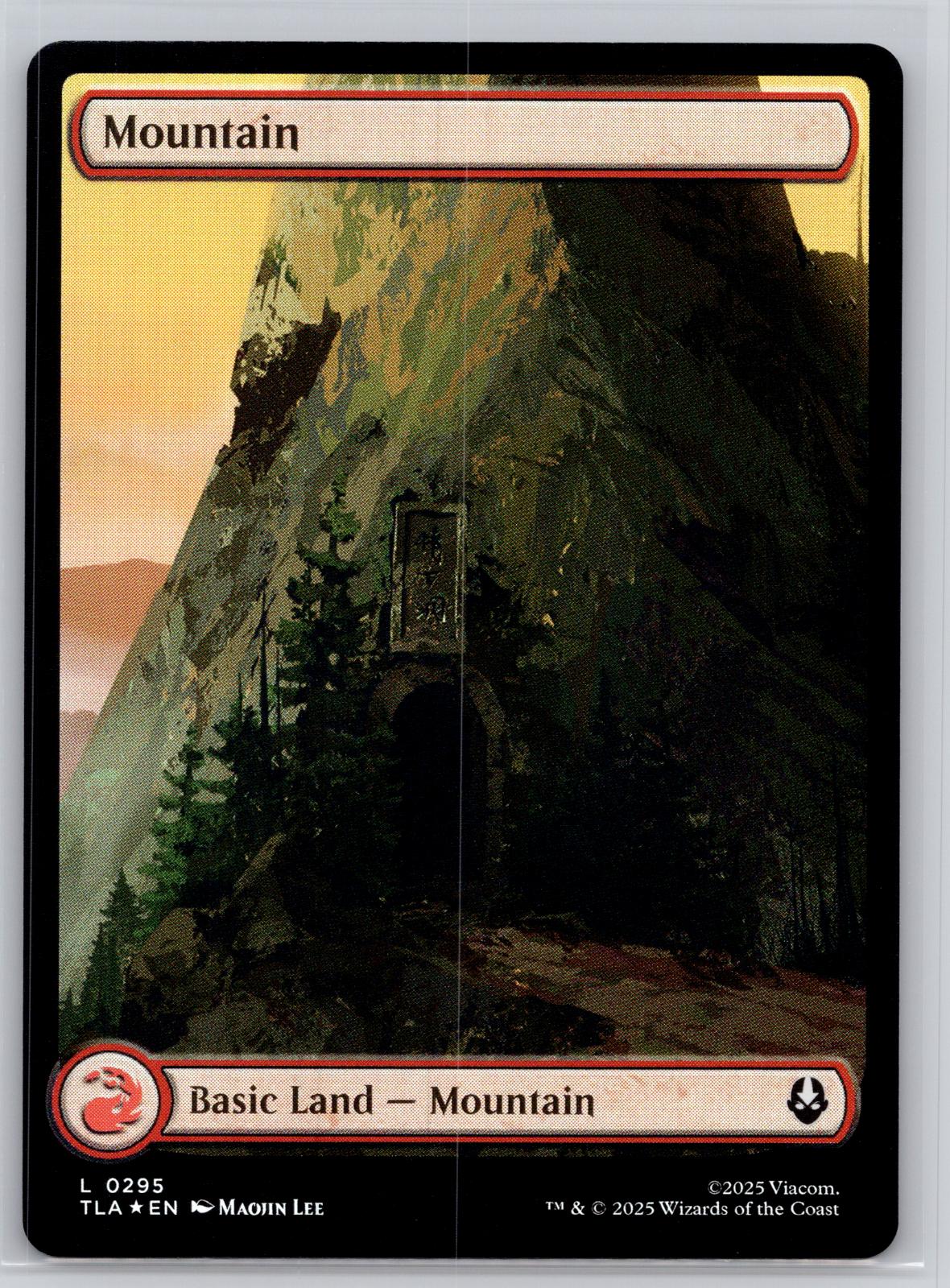 Mountain (0295) Avatar: The Last Airbender Magic: The Gathering Foil Near Mint