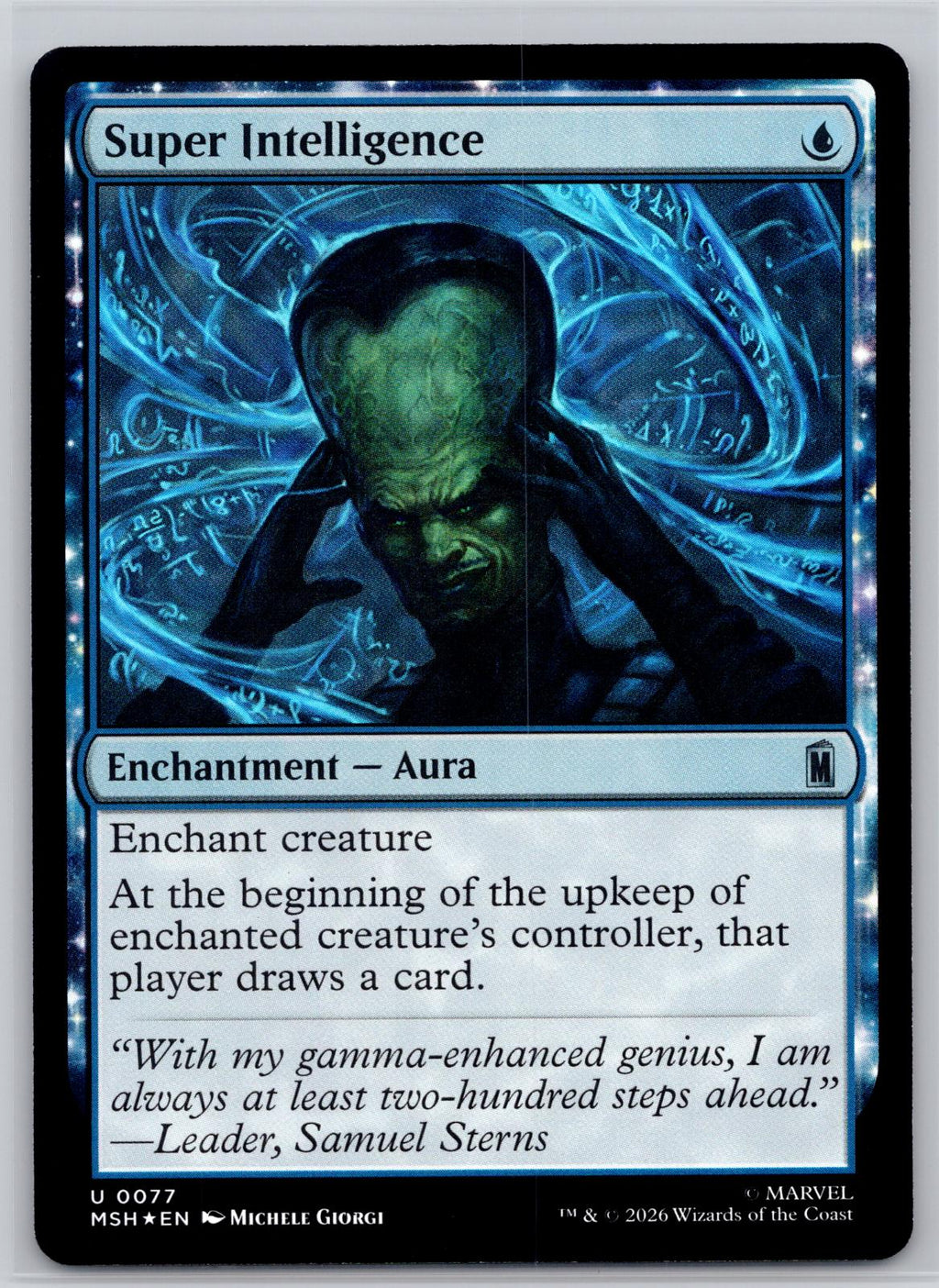 Super Intelligence Marvel Super Heroes Magic: The Gathering Foil Near Mint