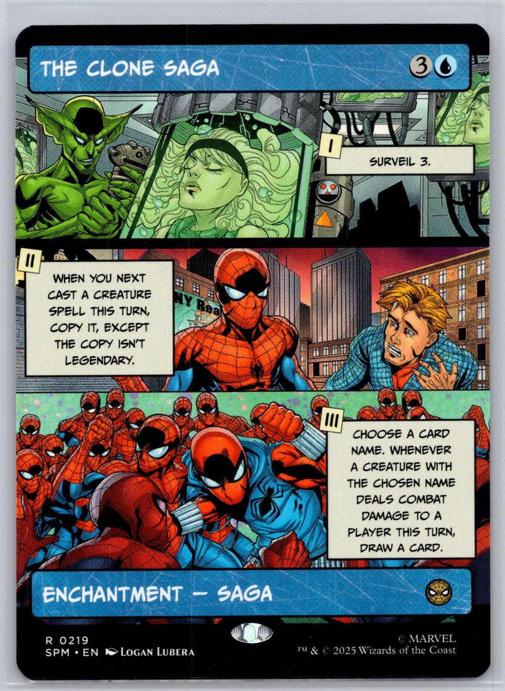 The Clone Saga (Borderless) Marvel's Spider-Man Magic: The Gathering Near Mint