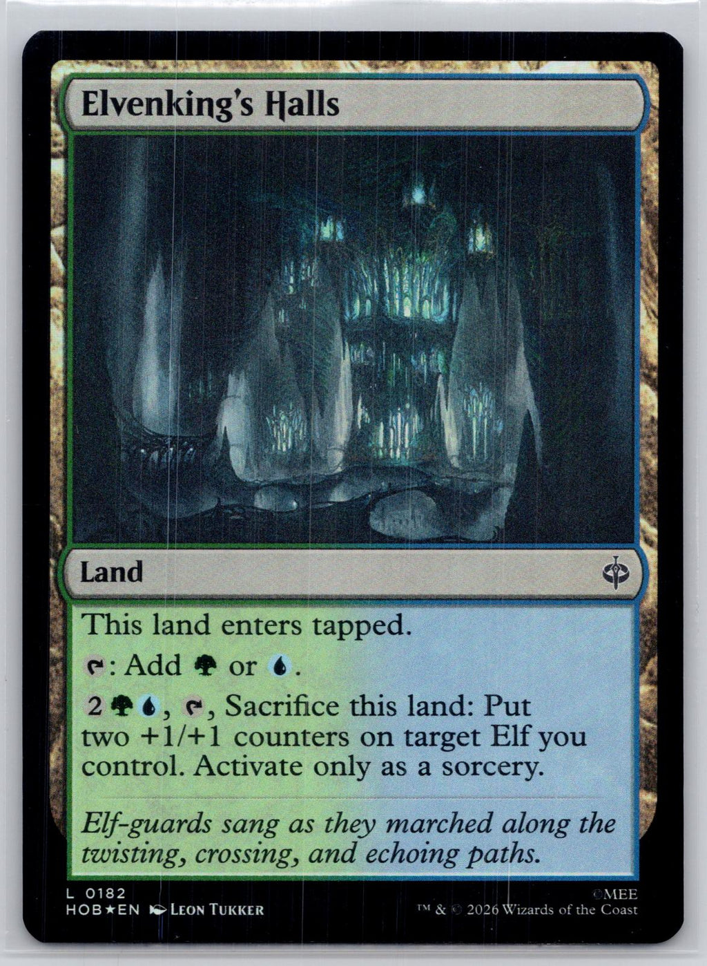 Elvenking's Halls The Hobbit Magic: The Gathering Foil Near Mint