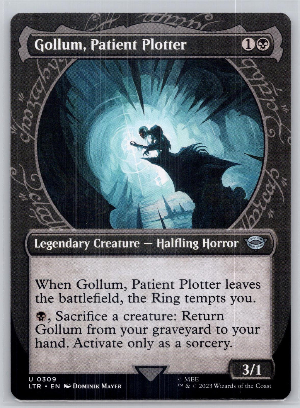 Gollum, Patient Plotter (Showcase) The LotR: Tales of Middle-earth M:TG NM