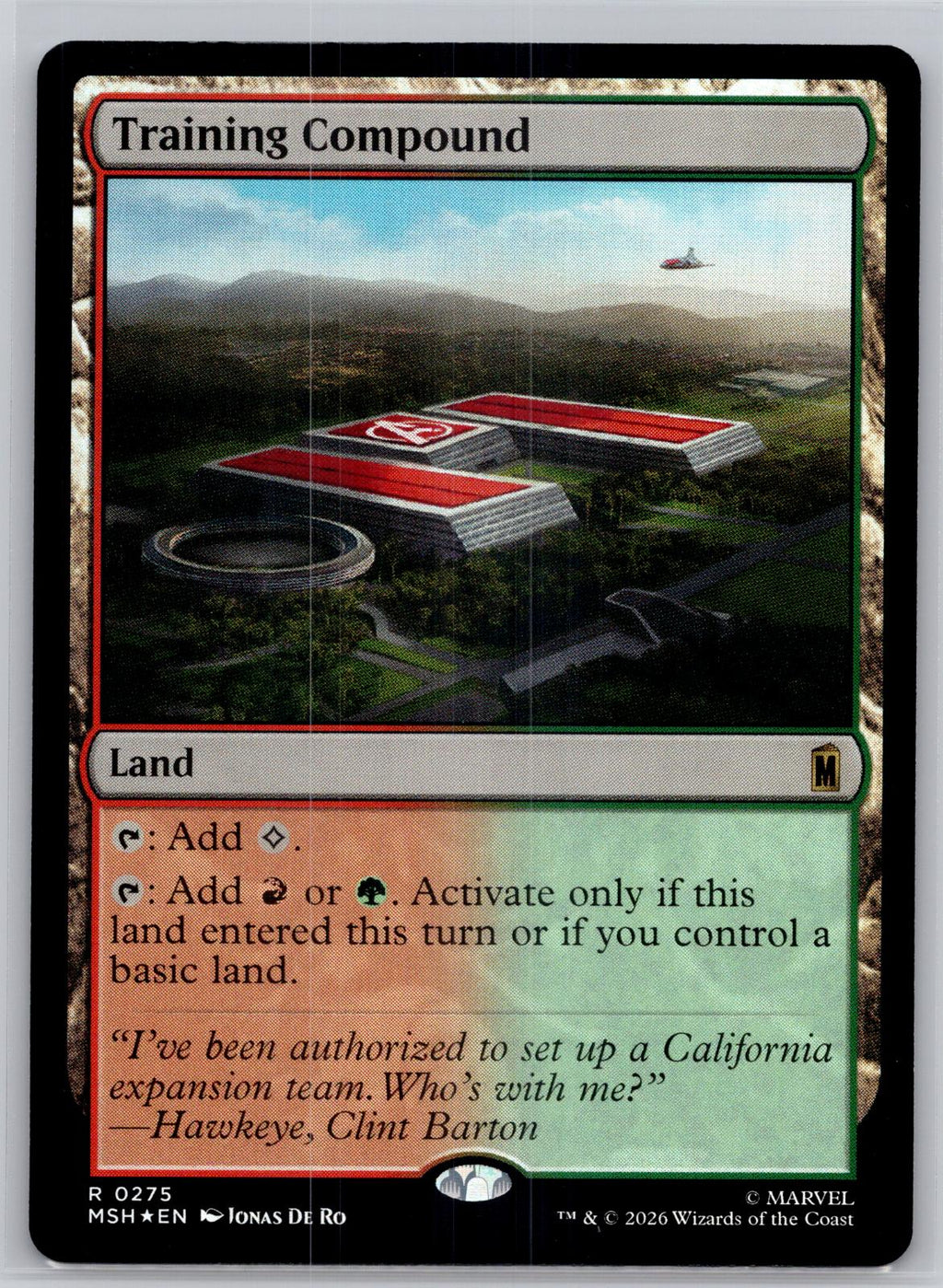 Training Compound Marvel Super Heroes Magic: The Gathering Foil Near Mint