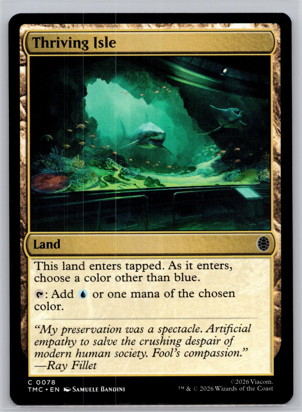 Thriving Isle Commander: Teenage Mutant Ninja Turtles Magic: The Gathering NM