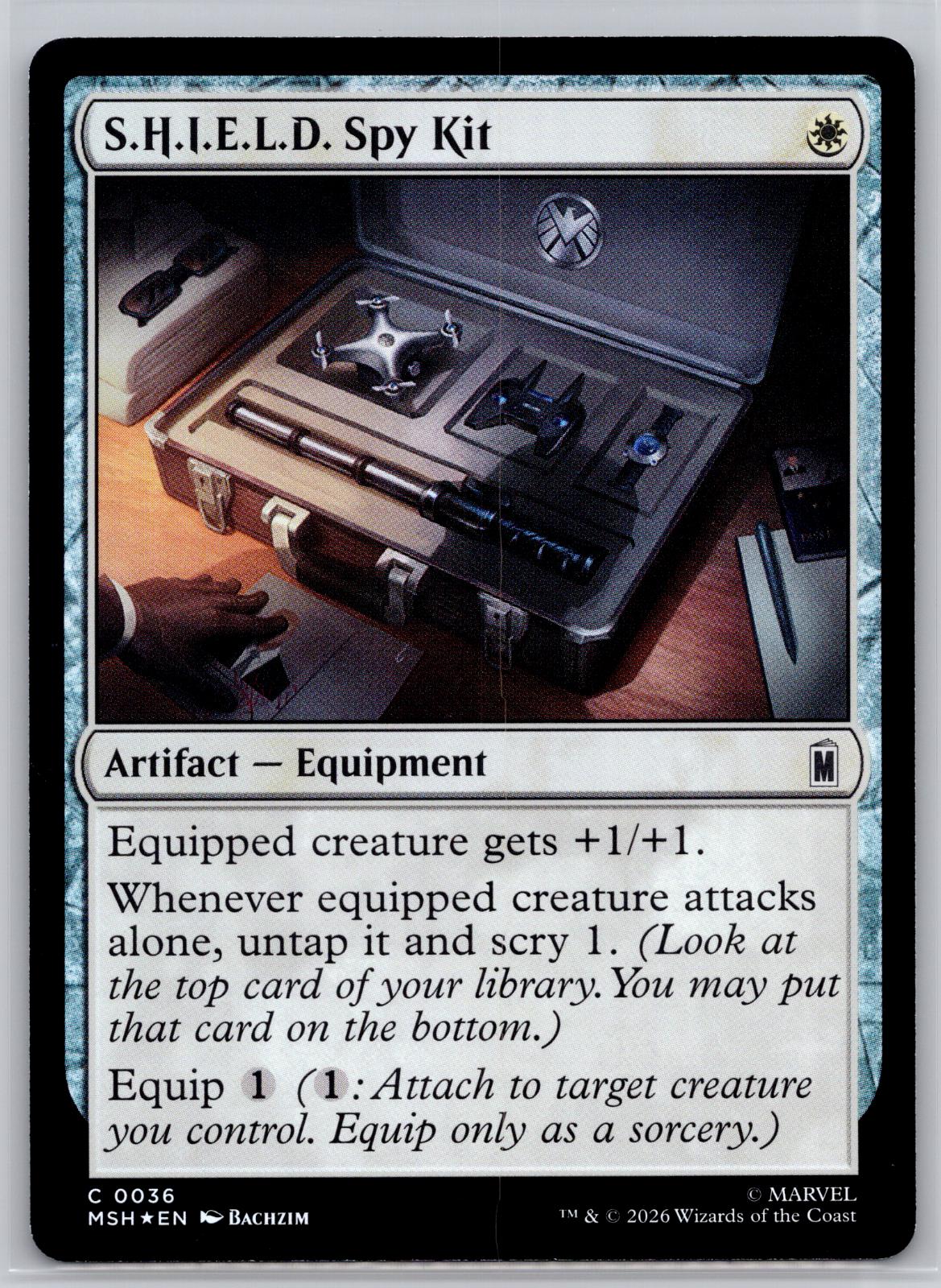S.H.I.E.L.D. Spy Kit Marvel Super Heroes Magic: The Gathering Foil Near Mint