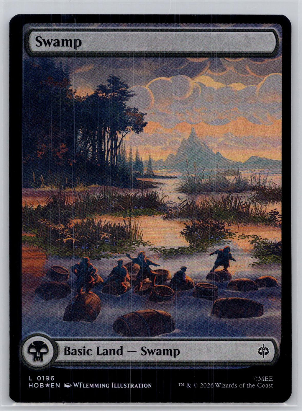 Swamp (0196) The Hobbit Magic: The Gathering Foil Near Mint