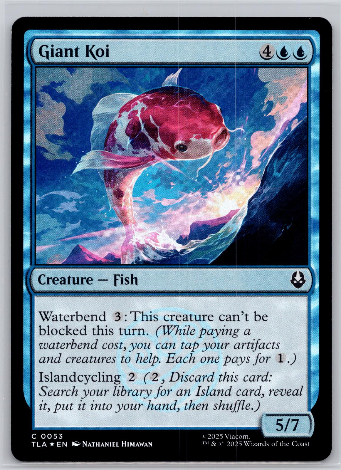 Giant Koi Avatar: The Last Airbender Magic: The Gathering Foil Near Mint
