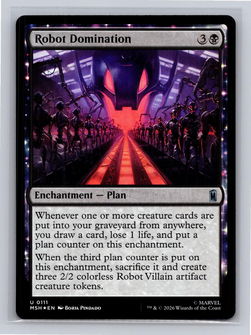 Robot Domination Marvel Super Heroes Magic: The Gathering Foil Near Mint