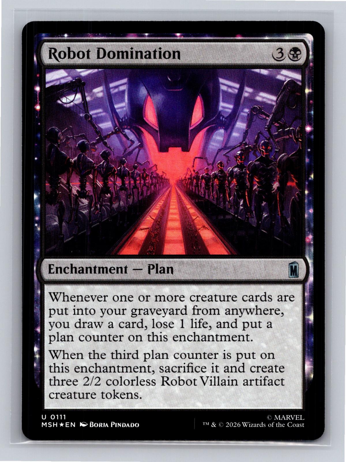 Robot Domination Marvel Super Heroes Magic: The Gathering Foil Near Mint