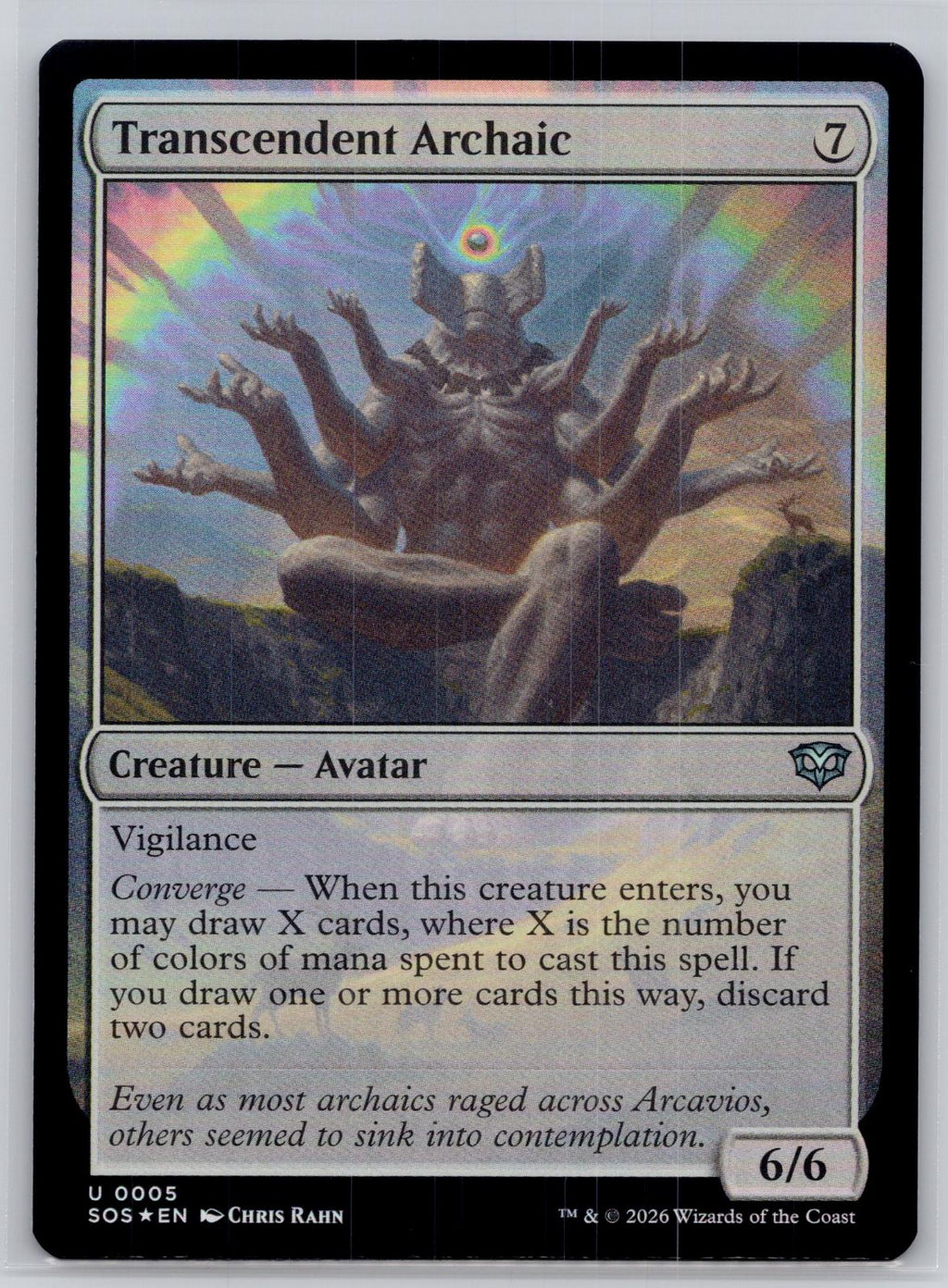 Transcendent Archaic Secrets of Strixhaven Magic: The Gathering Foil Near Mint