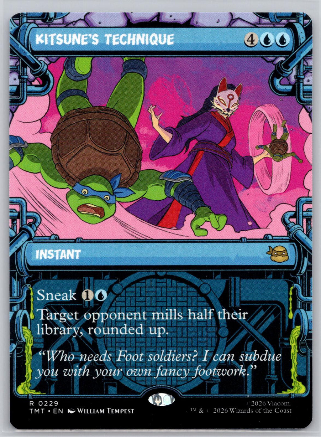 Kitsune's Technique (Showcase) Teenage Mutant Ninja Turtles M:TG NM