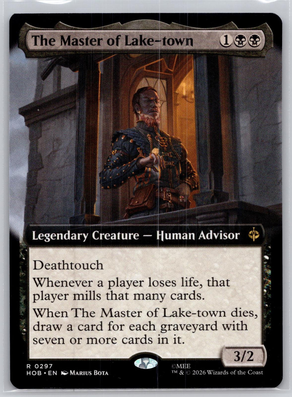 The Master of Lake-town (Extended Art) The Hobbit Magic: The Gathering Near Mint