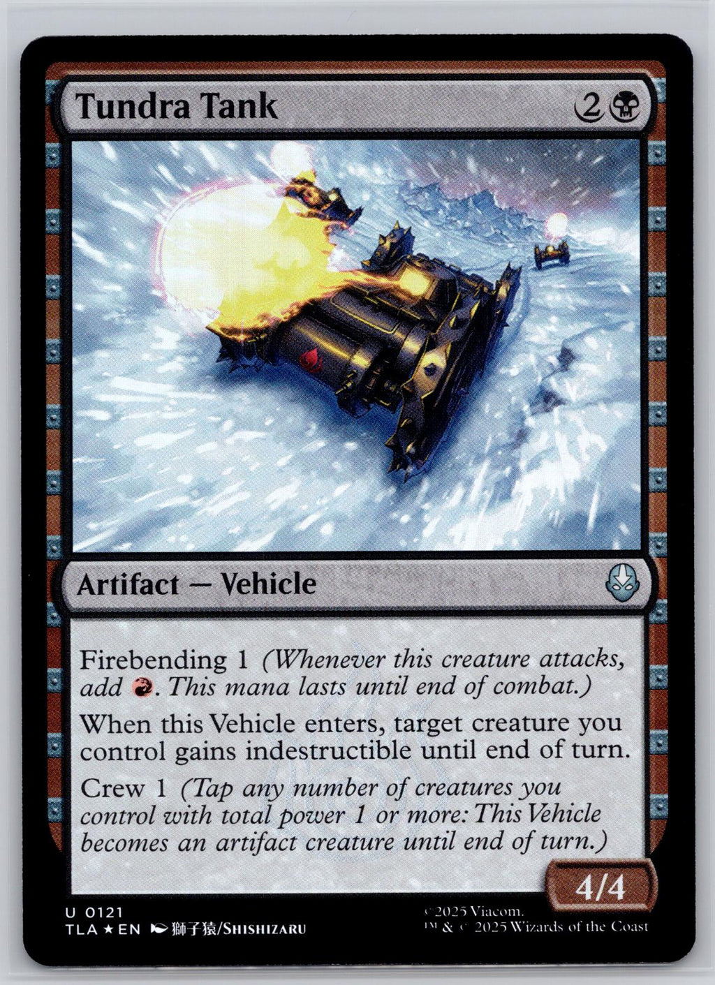 Tundra Tank Avatar: The Last Airbender Magic: The Gathering Foil Near Mint