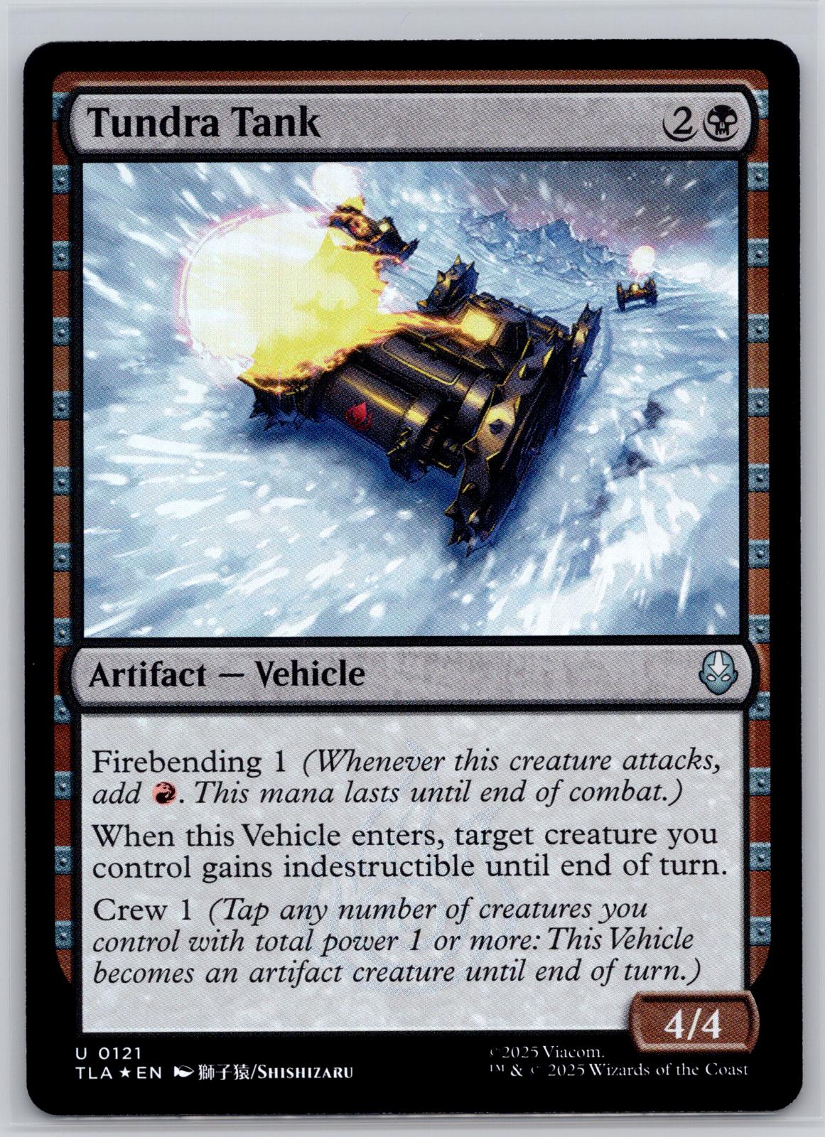 Tundra Tank Avatar: The Last Airbender Magic: The Gathering Foil Near Mint