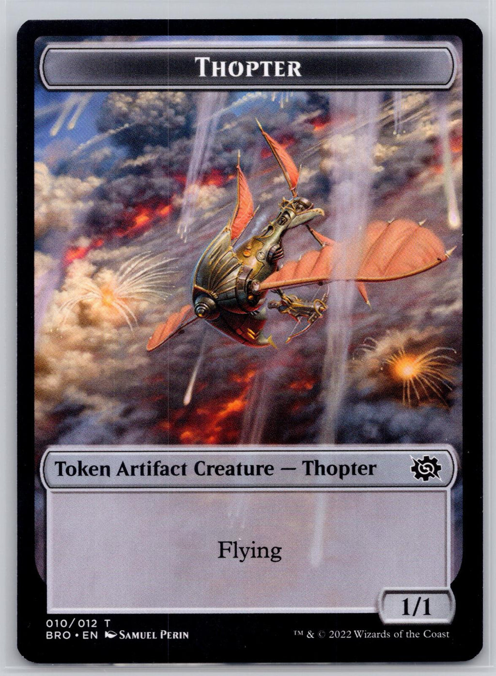 Thopter Token The Brothers' War Magic: The Gathering Near Mint