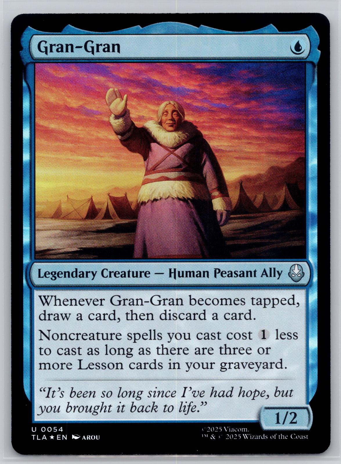 Gran-Gran Avatar: The Last Airbender Magic: The Gathering Foil Near Mint