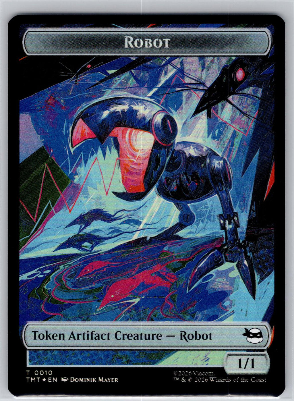 Robot // Mutagen Double-Sided Token Teenage Mutant Ninja Turtles M:TG Foil NM