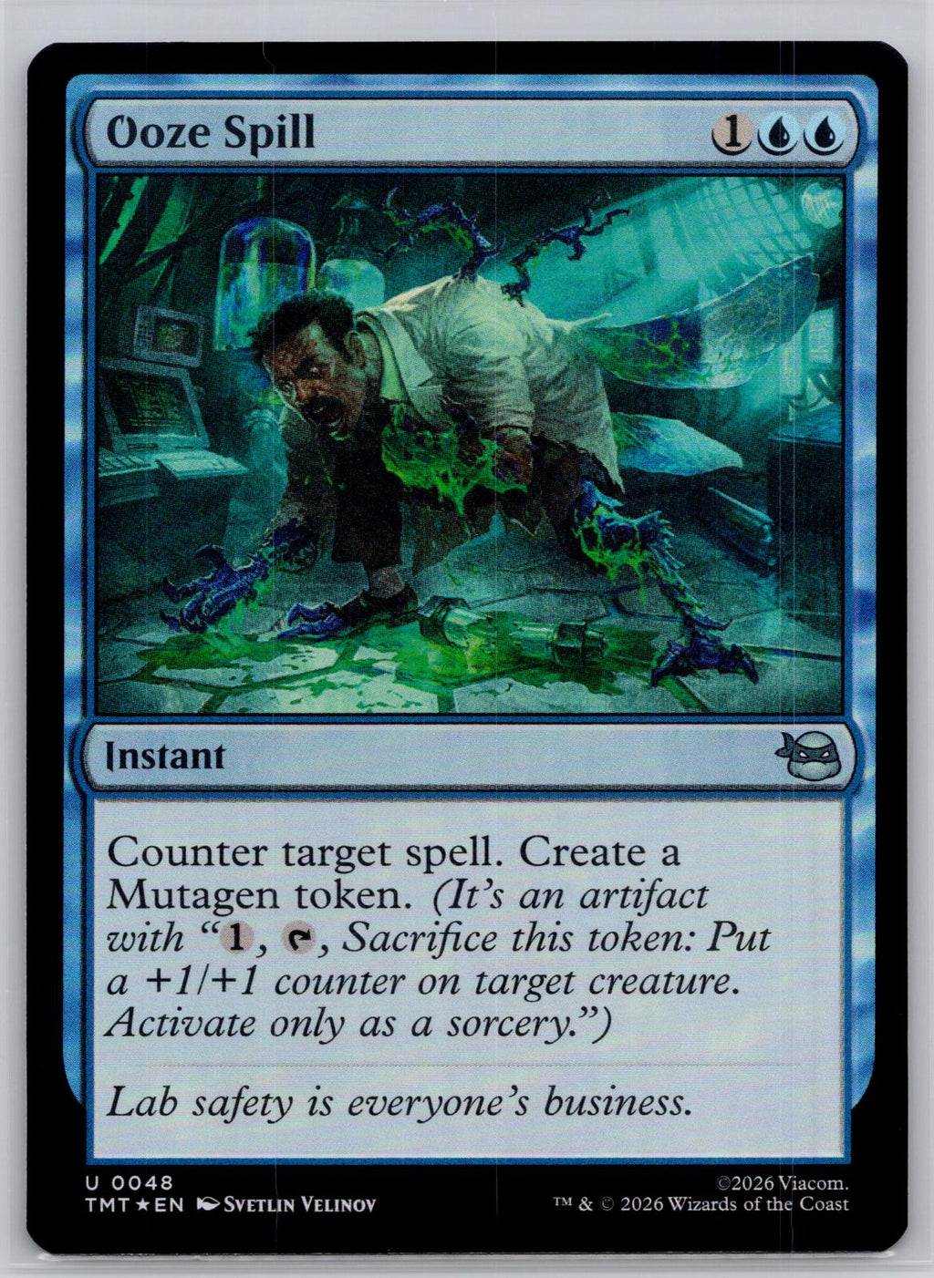 Ooze Spill Teenage Mutant Ninja Turtles Magic: The Gathering Foil Near Mint