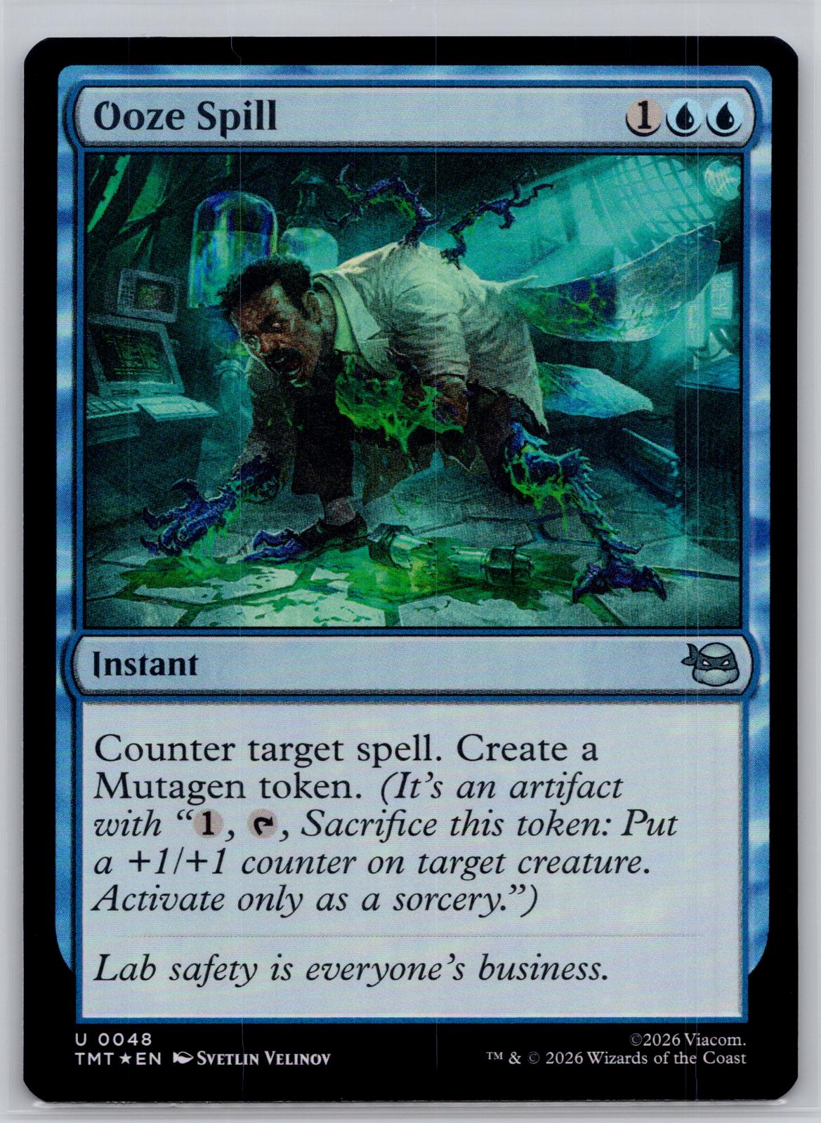 Ooze Spill Teenage Mutant Ninja Turtles Magic: The Gathering Foil Near Mint