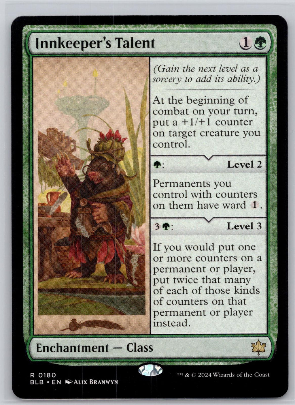 Innkeeper's Talent Bloomburrow Magic: The Gathering Near Mint
