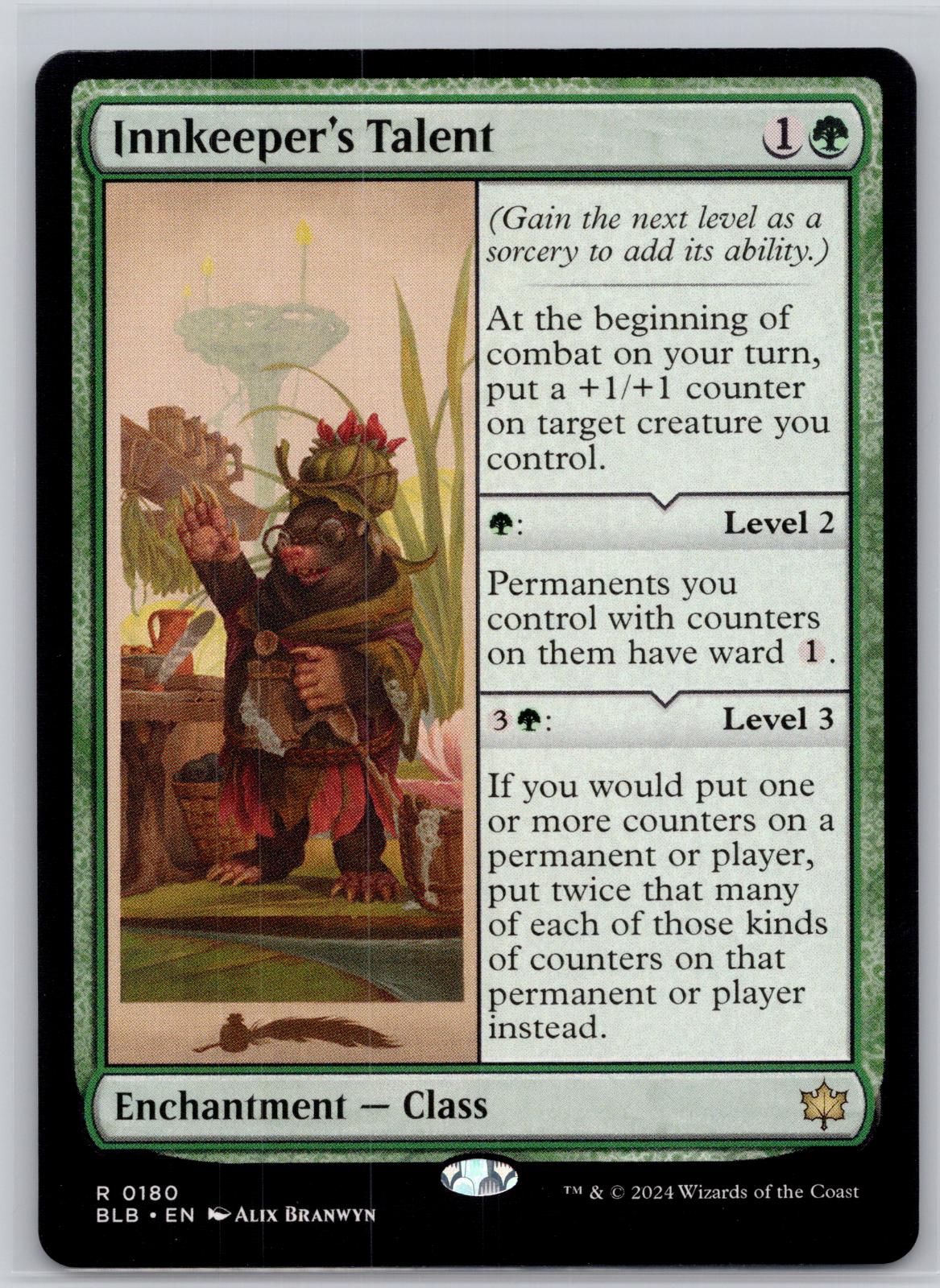 Innkeeper's Talent Bloomburrow Magic: The Gathering Near Mint