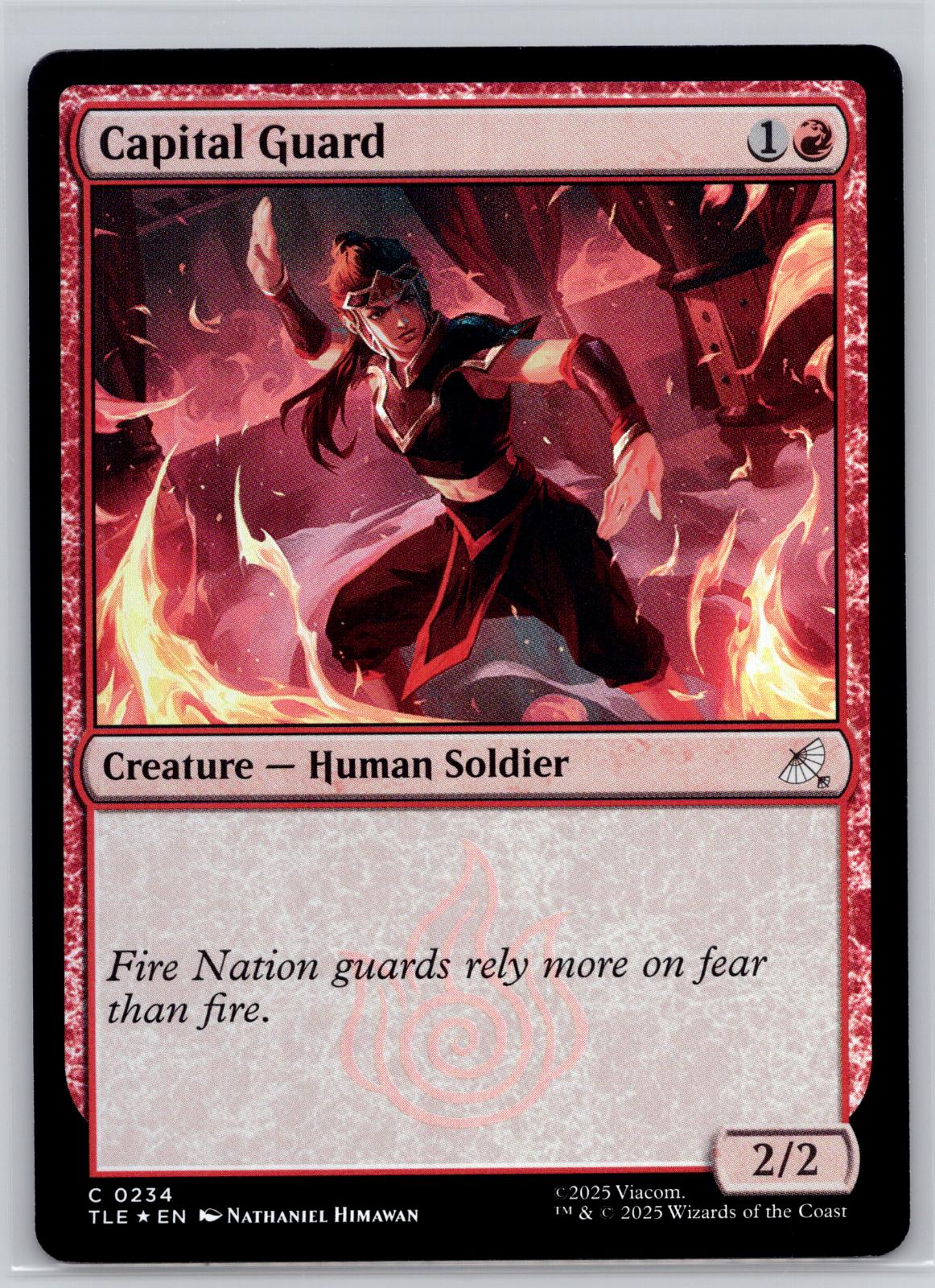 Capital Guard (0234) Avatar: The Last Airbender: Eternal-Legal M:TG Foil NM