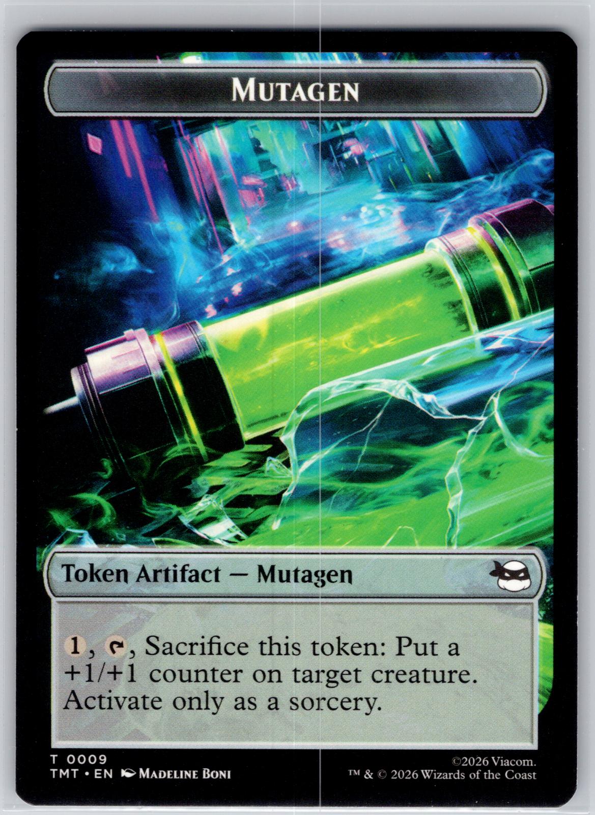 Mutant // Mutagen Double-Sided Token Teenage Mutant Ninja Turtles M:TG NM