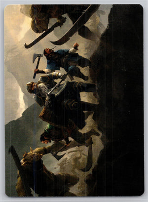 Struggle of Howling Steel Art Card Art Series:The Hobbit Magic: The Gathering NM
