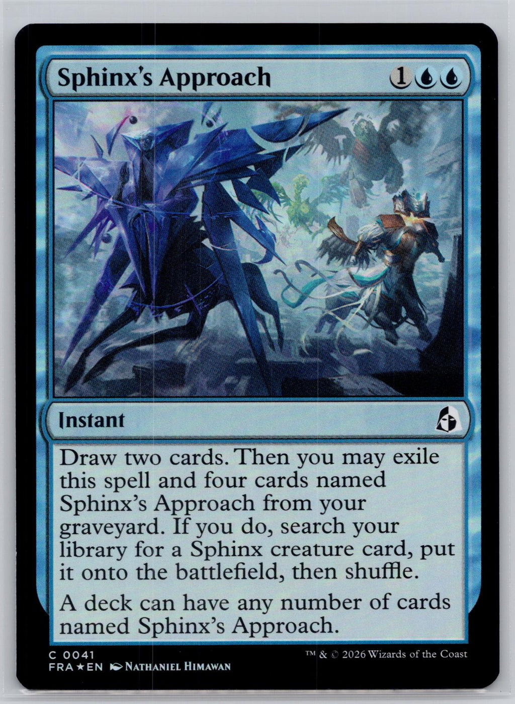 Sphinx's Approach Reality Fracture Magic: The Gathering Foil Near Mint