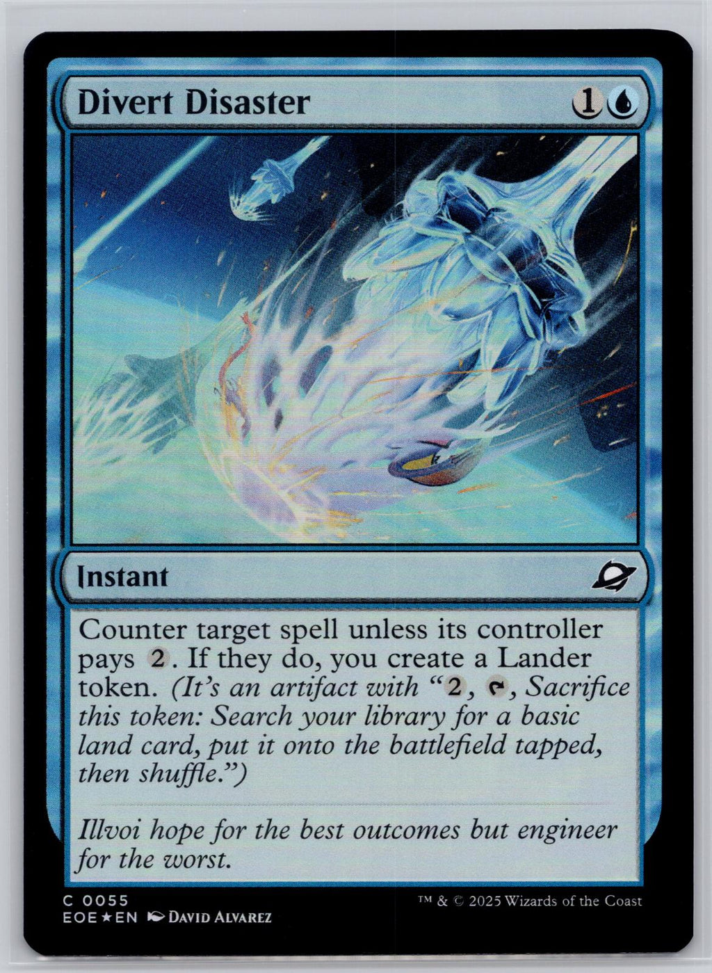 Divert Disaster Edge of Eternities Magic: The Gathering Foil Near Mint