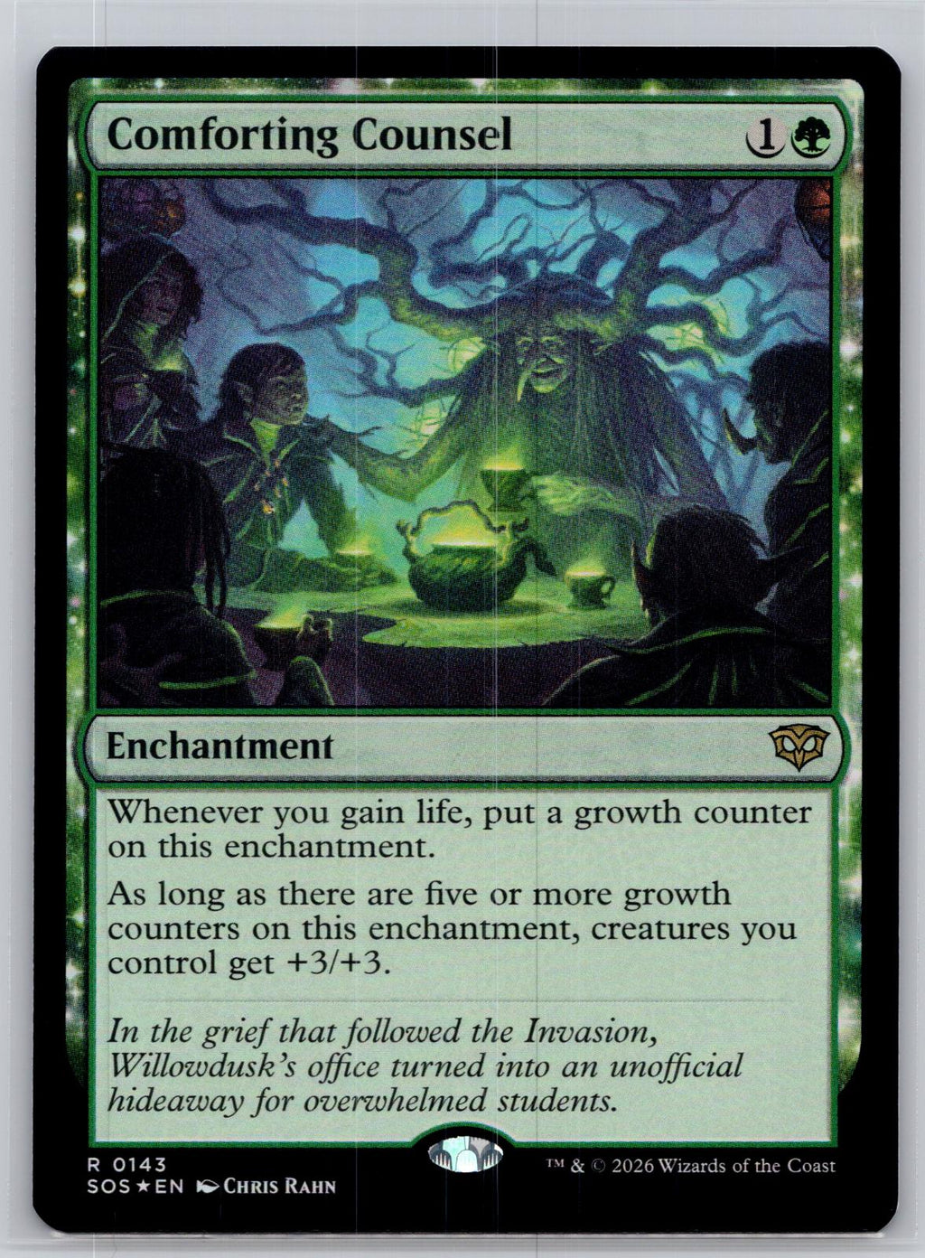 Comforting Counsel Secrets of Strixhaven Magic: The Gathering Foil Near Mint