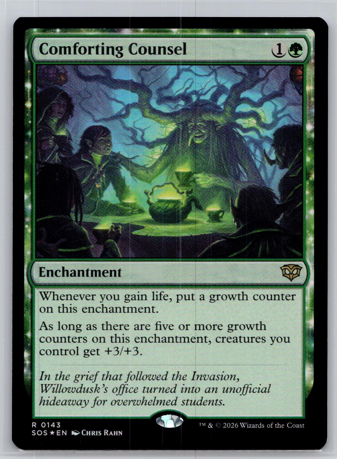Comforting Counsel Secrets of Strixhaven Magic: The Gathering Foil Near Mint