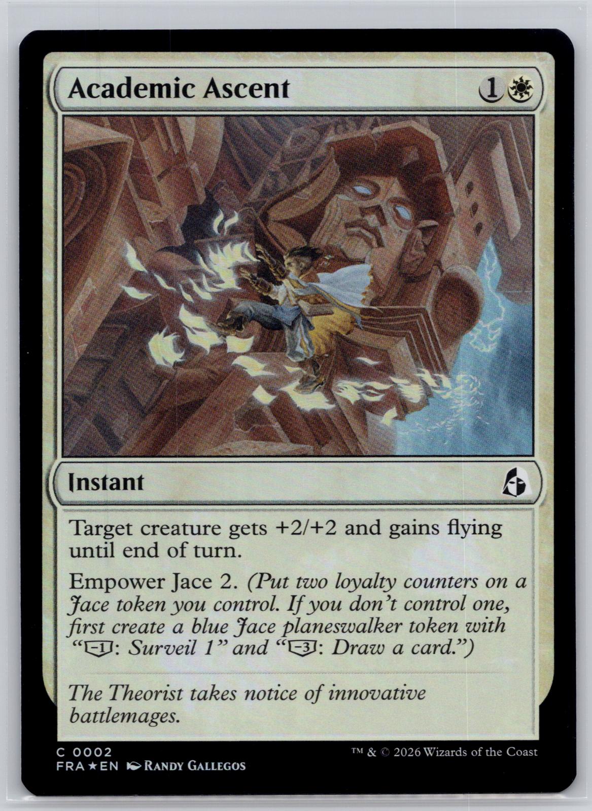 Academic Ascent Reality Fracture Magic: The Gathering Foil Near Mint