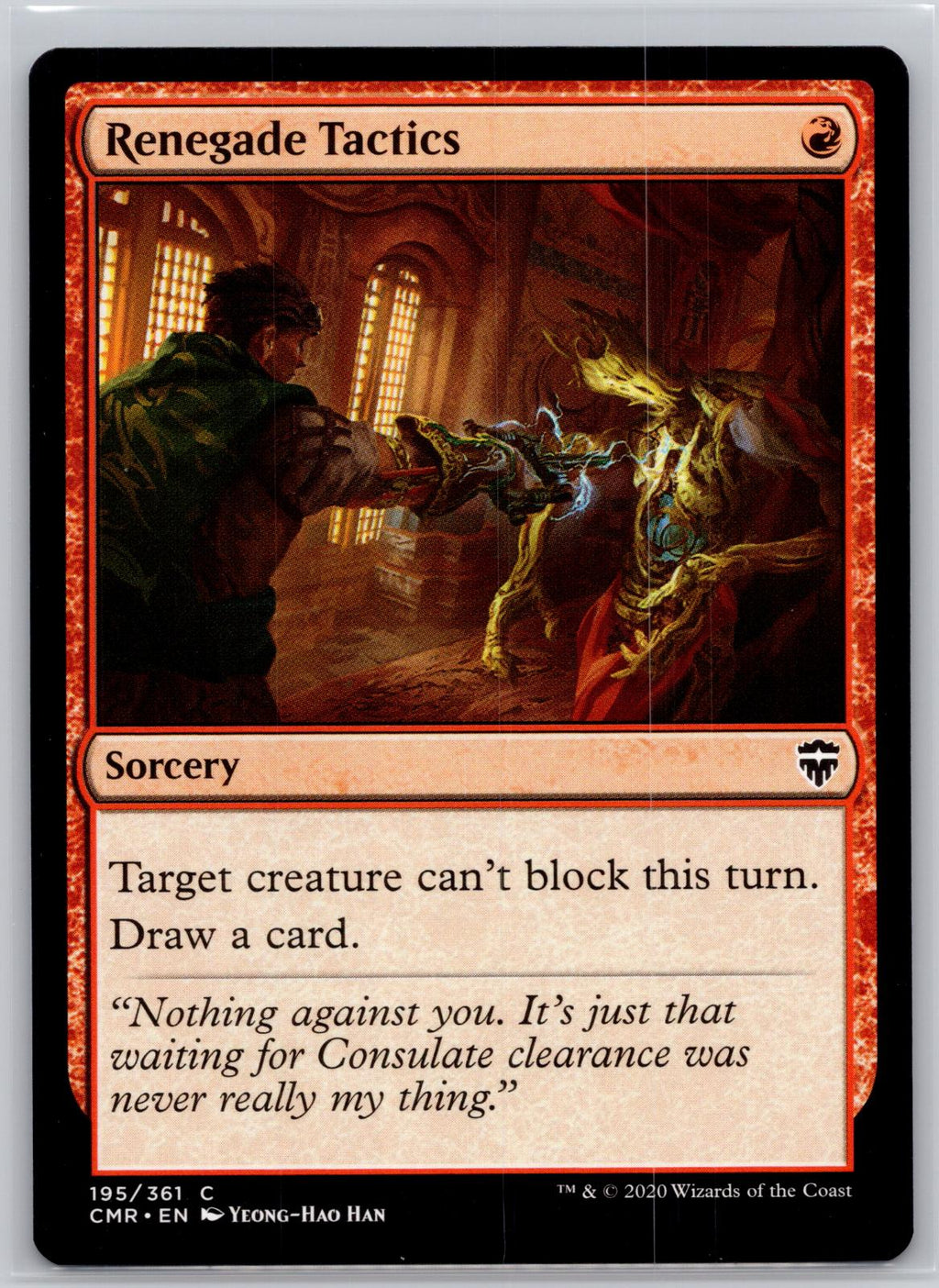 Renegade Tactics Commander Legends Magic: The Gathering Near Mint