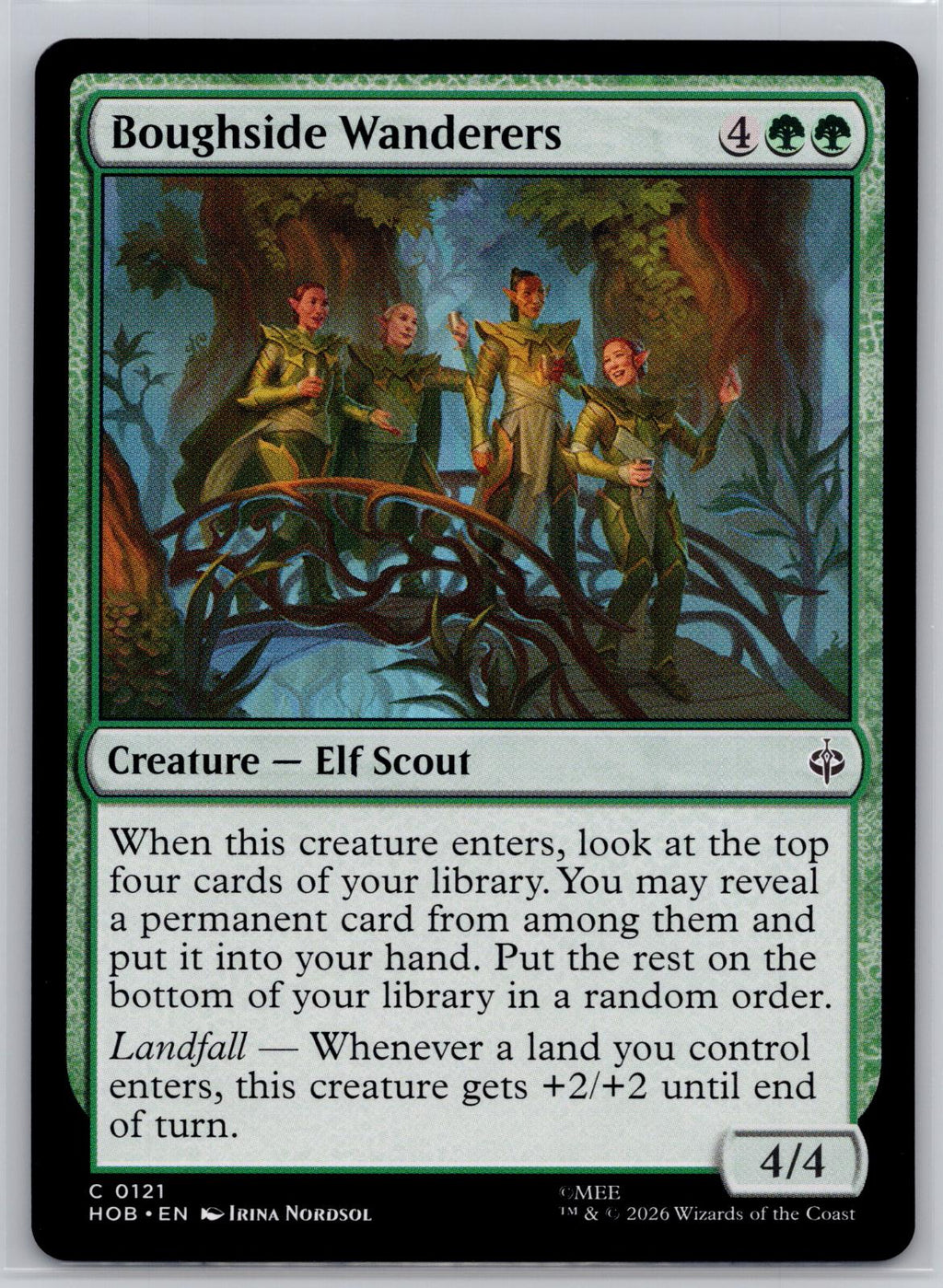 Boughside Wanderers The Hobbit Magic: The Gathering Near Mint