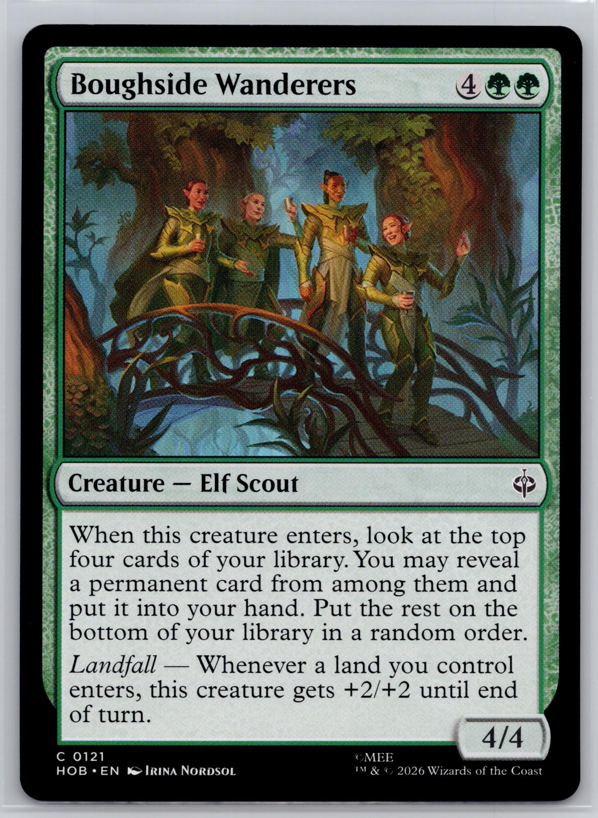 Boughside Wanderers The Hobbit Magic: The Gathering Near Mint
