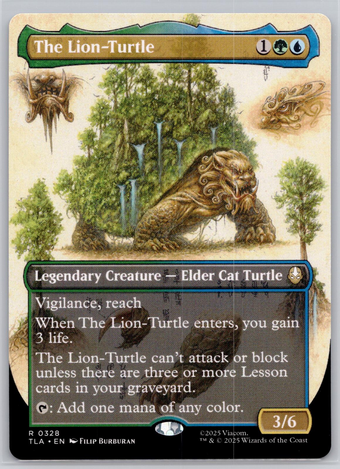 The Lion-Turtle (Borderless) Avatar: The Last Airbender Magic: The Gathering NM