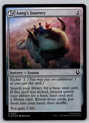 Aang's Journey Avatar: The Last Airbender Magic: The Gathering Foil Near Mint